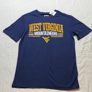 NCAA CSA West Virginia Mountaineers "Line Corps" T-Shirt Small NWT Navy Blue